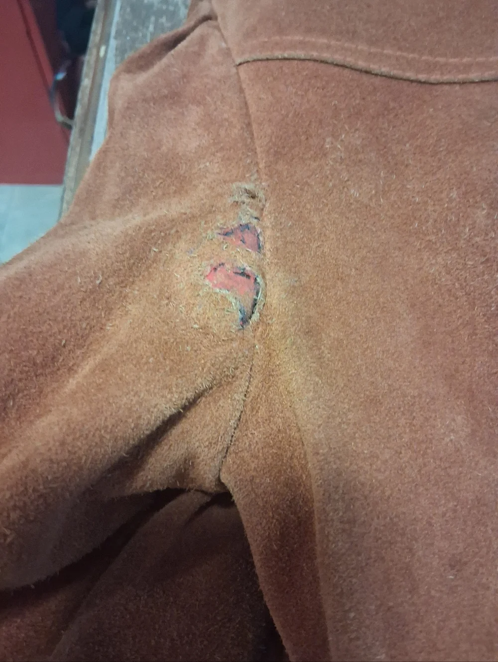 Gassy Jack Women’s Suede Jacket in Rust Brown - Vintage Style - Picture 7 of 9